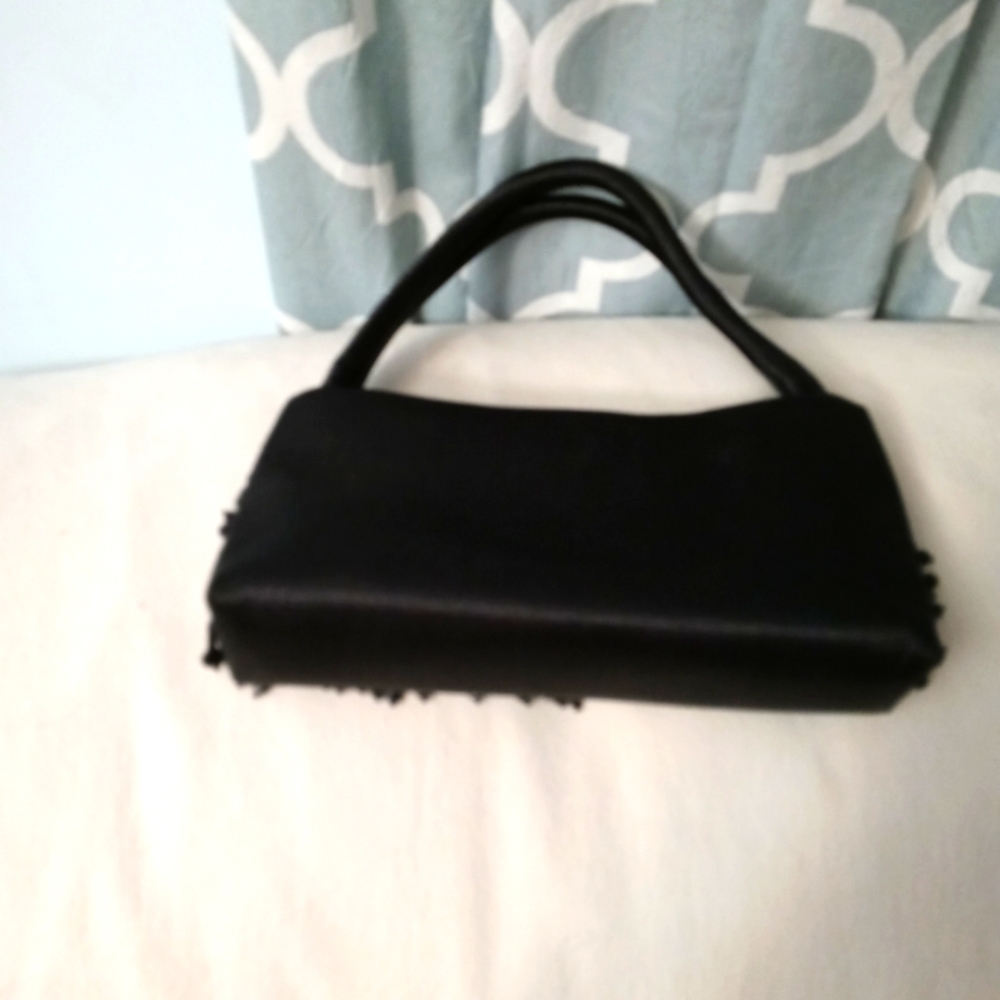 Really cute beaded black purse
